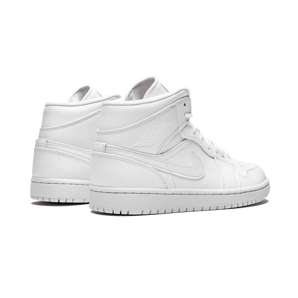 Air Jordan 1 Mid "Triple White" - Image 3