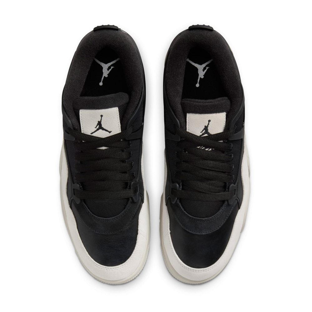 Air Jordan 4 x Nigel Sylvester RM 'Black Light Bone' FQ7939-001 - Image 4