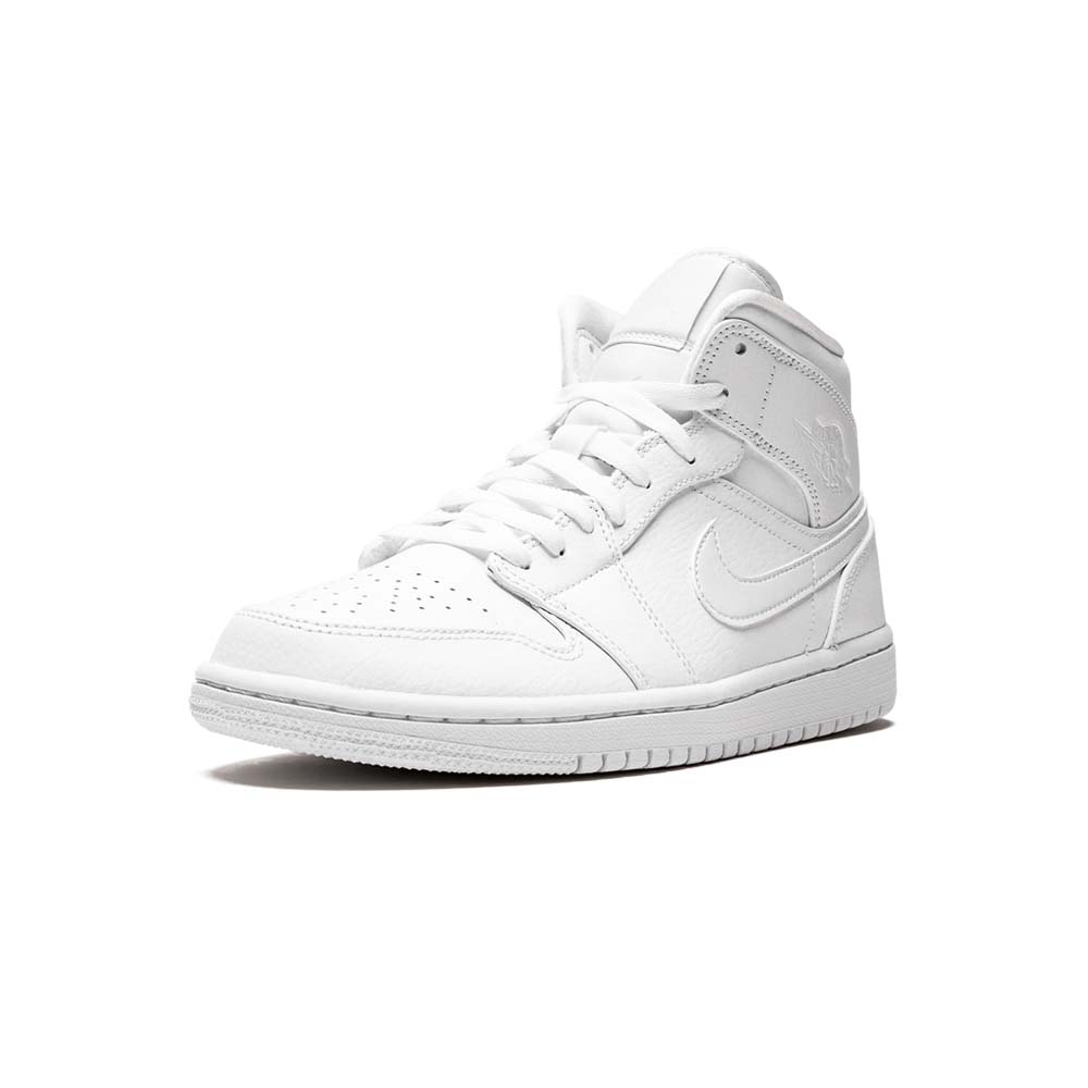 Air Jordan 1 Mid "Triple White" - Image 4