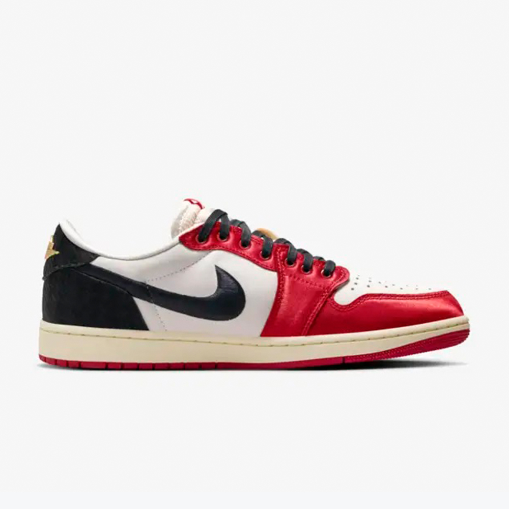 Air Jordan 1 Low OG x Trophy Room Sail and Varsity Red - Image 3