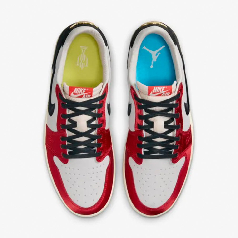 Air Jordan 1 Low OG x Trophy Room Sail and Varsity Red - Image 4