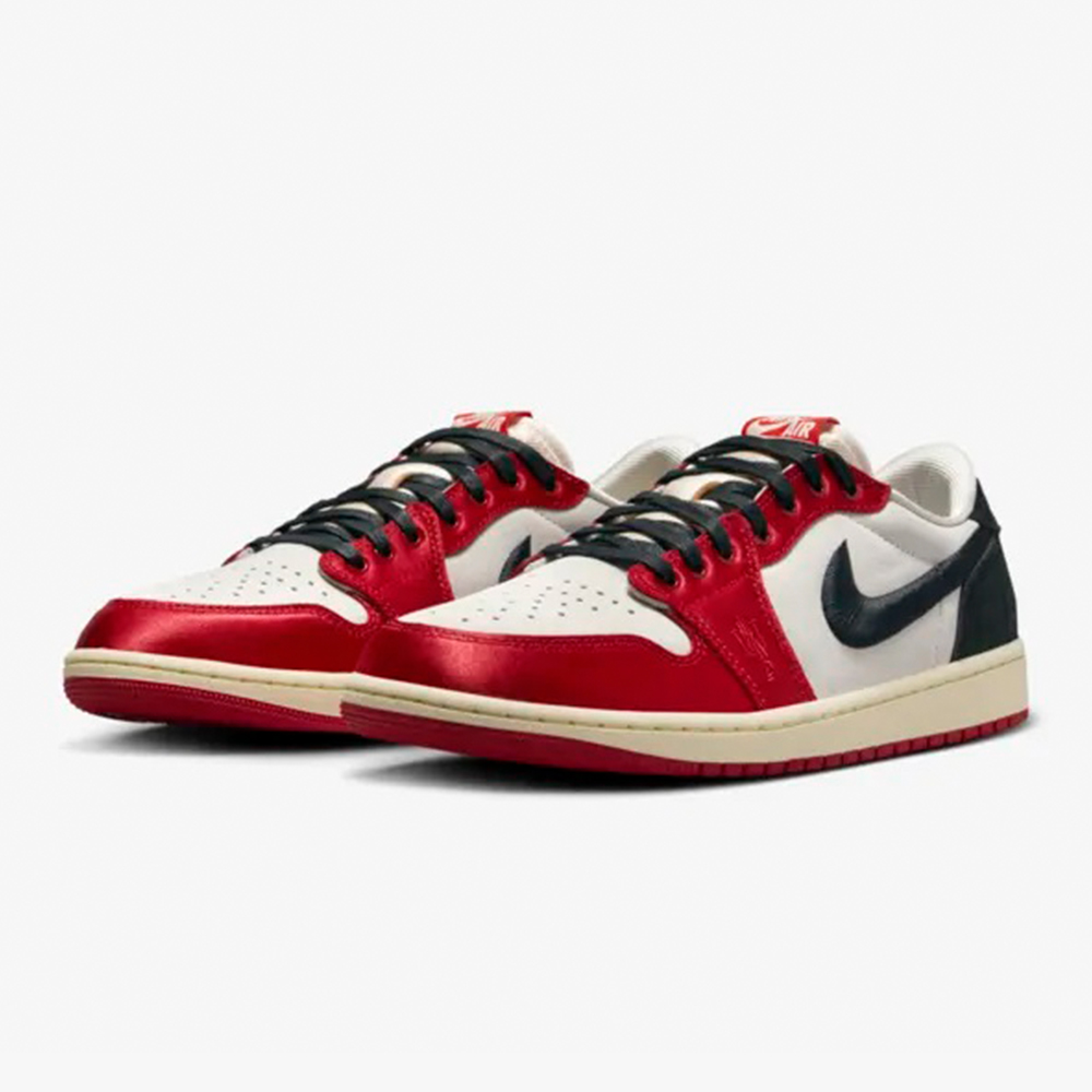 Air Jordan 1 Low OG x Trophy Room Sail and Varsity Red - Image 6